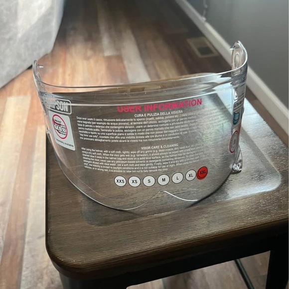 Simpson Motorcycle Mod Bandit Helmet Replacement Shield - Clear - Picture 3 of 4